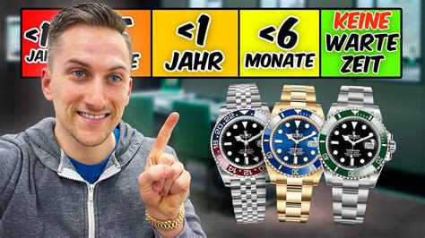 rolex wartezeit schweiz|rolex wartezeiten tabelle.